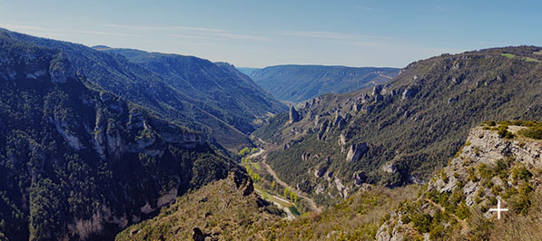 paysages gorges Aveyron