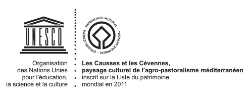 Logo Unesco Cauuses et Cévennes